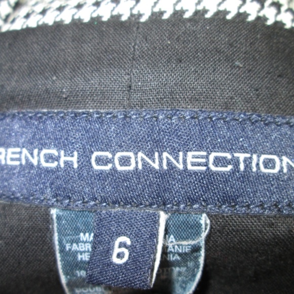 French Connection Hounds Tooth Swing Jacket ~ 6 - Picture 4 of 4